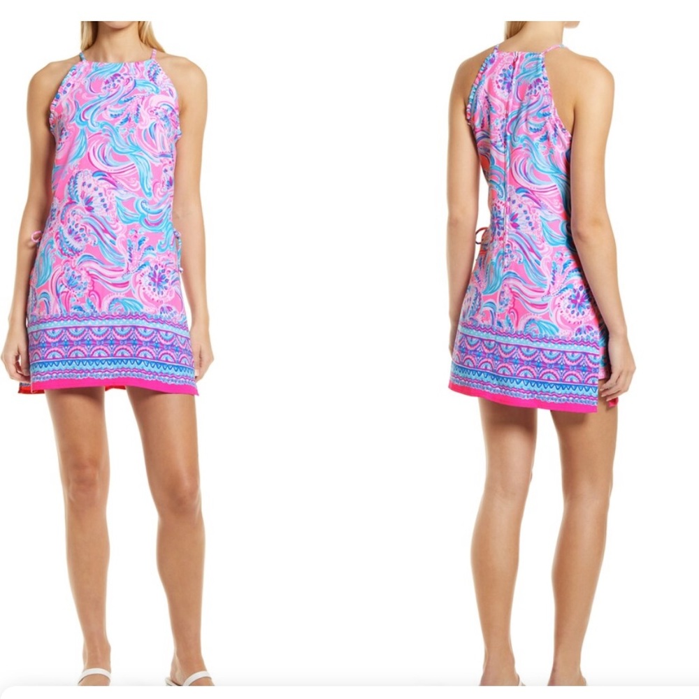 Lilly Pulitzer Pearl Romper in Prosecco Pink